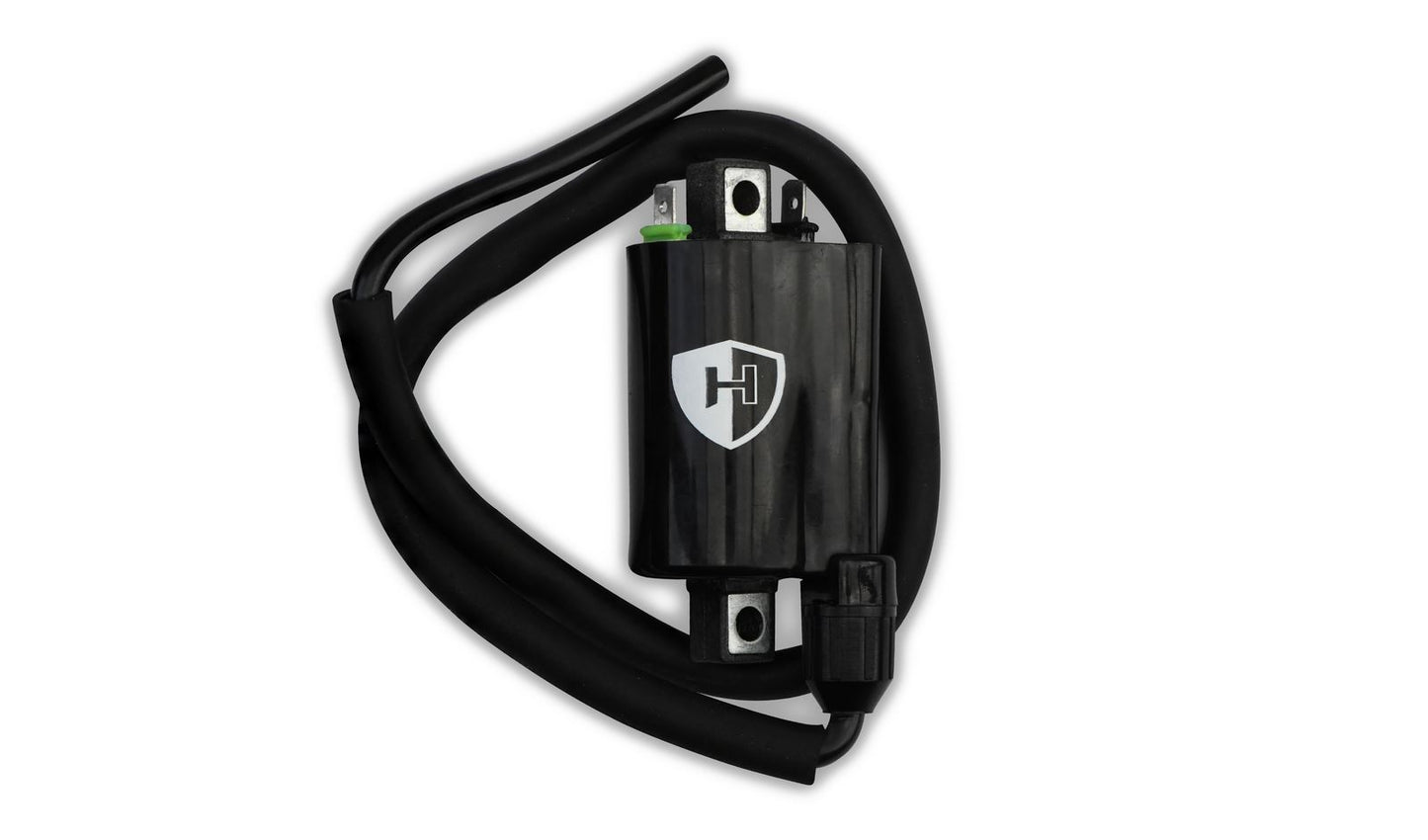 Ignition Coil 12v CDI Single Lead 2 Terminals VFR750/800 (80mm Centres)  (P: 2.58Oh, S: 10.50KOh)
