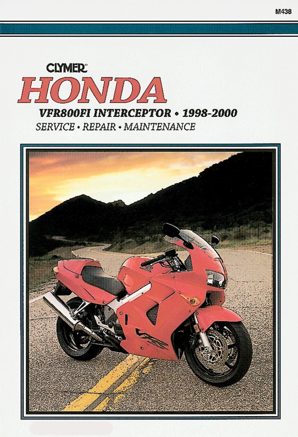 Clymer Manual For Honda VFR800FI Interceptor 98-00