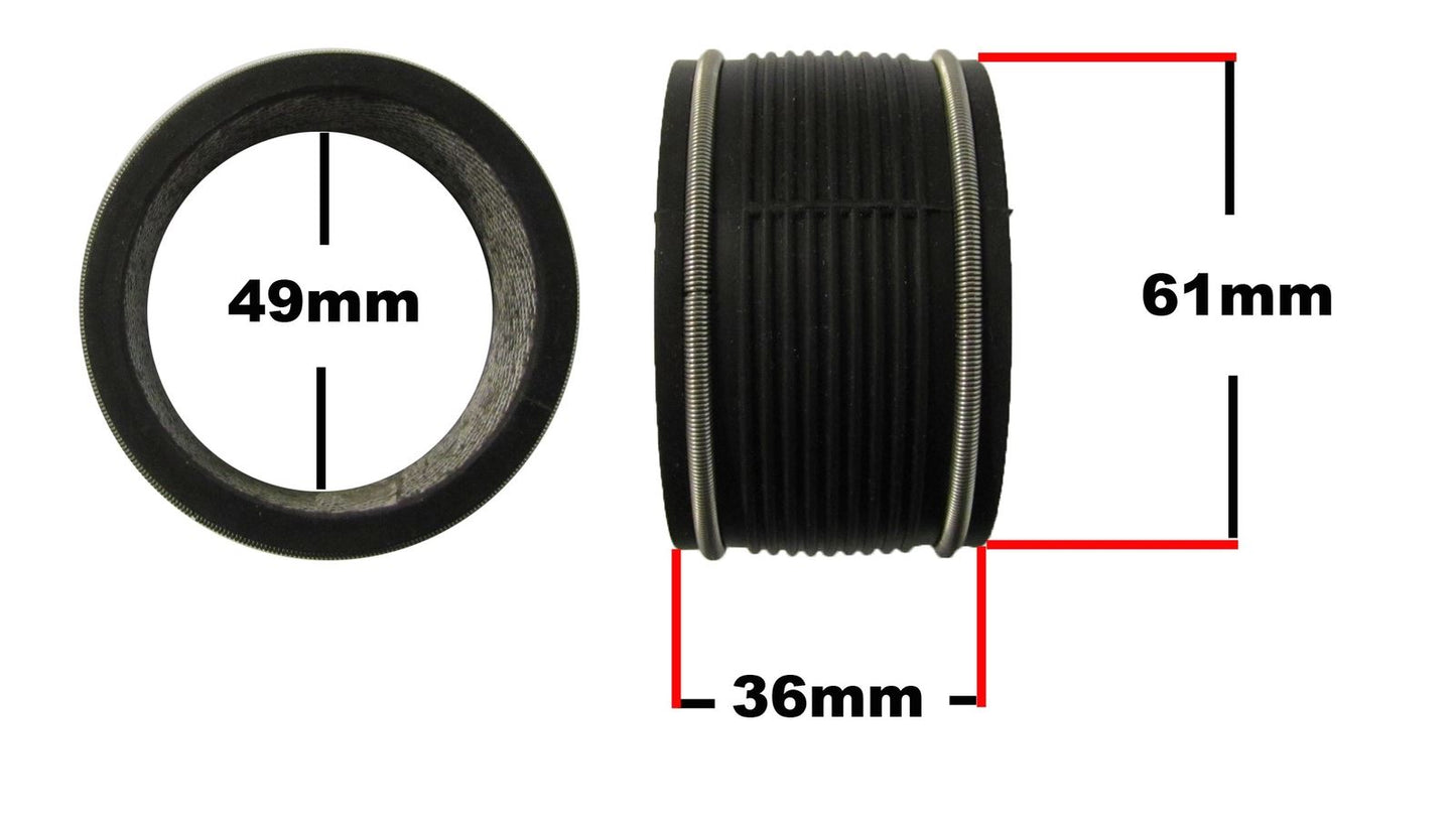 Exhaust Rubber Yamaha RD400 includes paper gasket joint (Each)