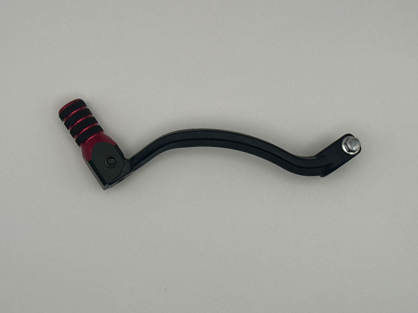 Gear Lever Alloy Black with Red Tip Honda CR125 83-07, CR250 88-91