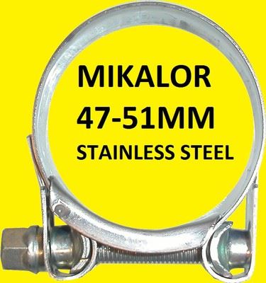Mikalor 47-51mm Stainless Steel Exhaust Clamp