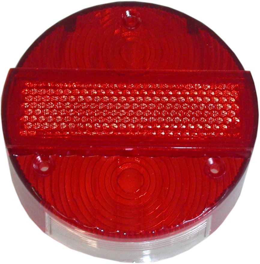 Rear Light Lens MZ Round 3 Screws