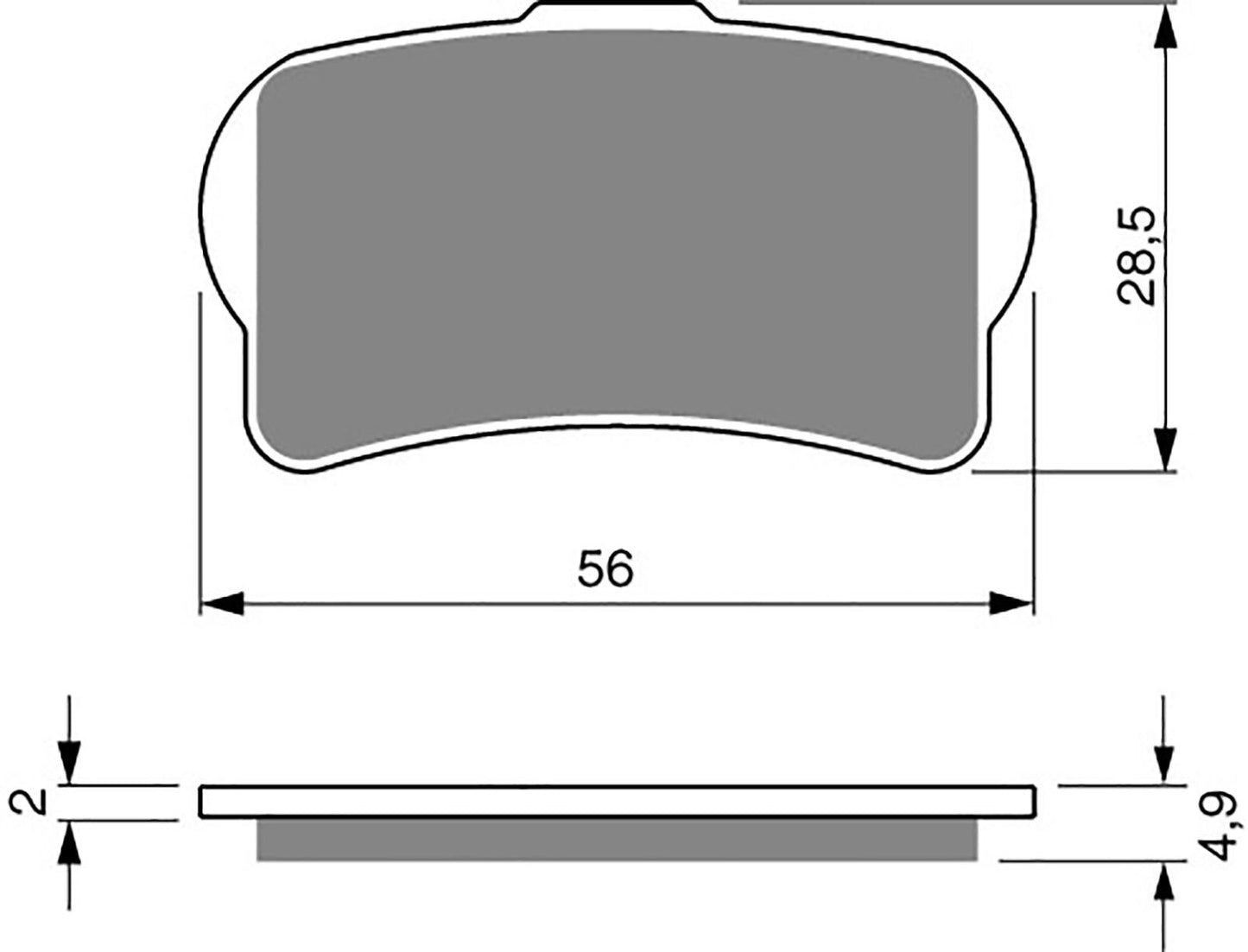 Goldfren S33-325,FA644 as fitted to Gas-Gas TXT 125,250,280,300 14-