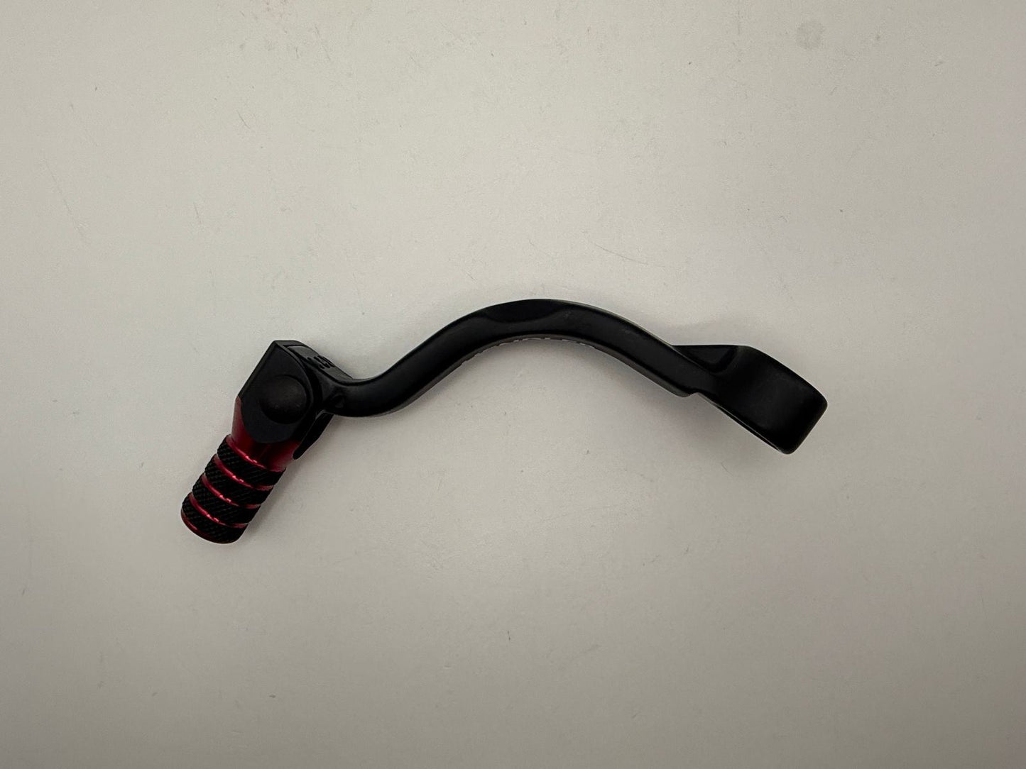 Gear Lever Alloy Black with Red Tip KTM 85 SX 18-20, 125 SX 17-20, 150 SX 17-20, 125 XC-W 17-19, Husqvarna TC85 18-20, TC125 17-20, TE150 17-19, TX125 17-19