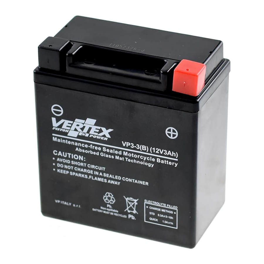 Vertex VP3-3 (B) Battery (L:99 mm x W:56 mm x H:111 mm)