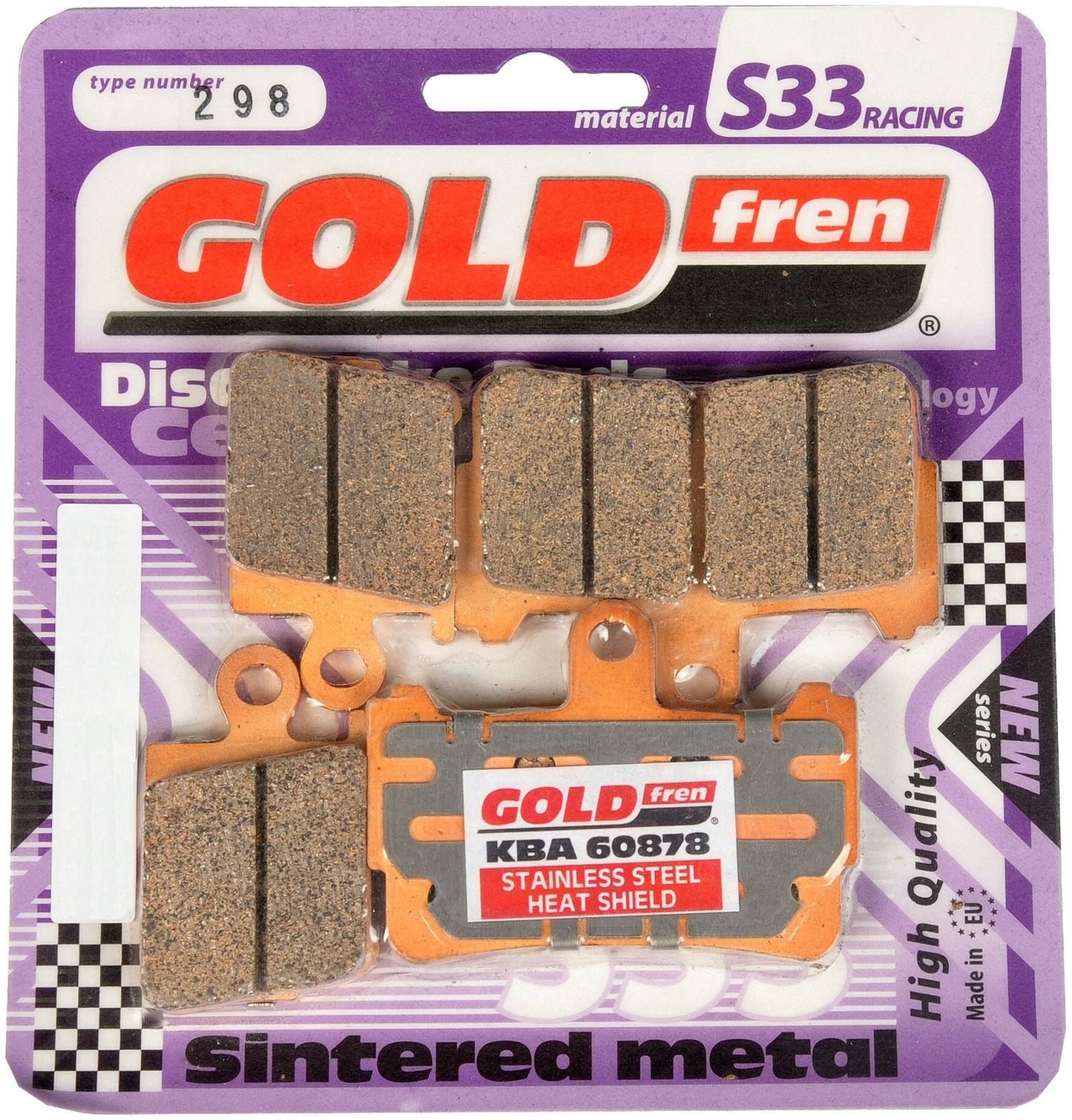 Goldfren Brake Pads S33-298, FA499/4