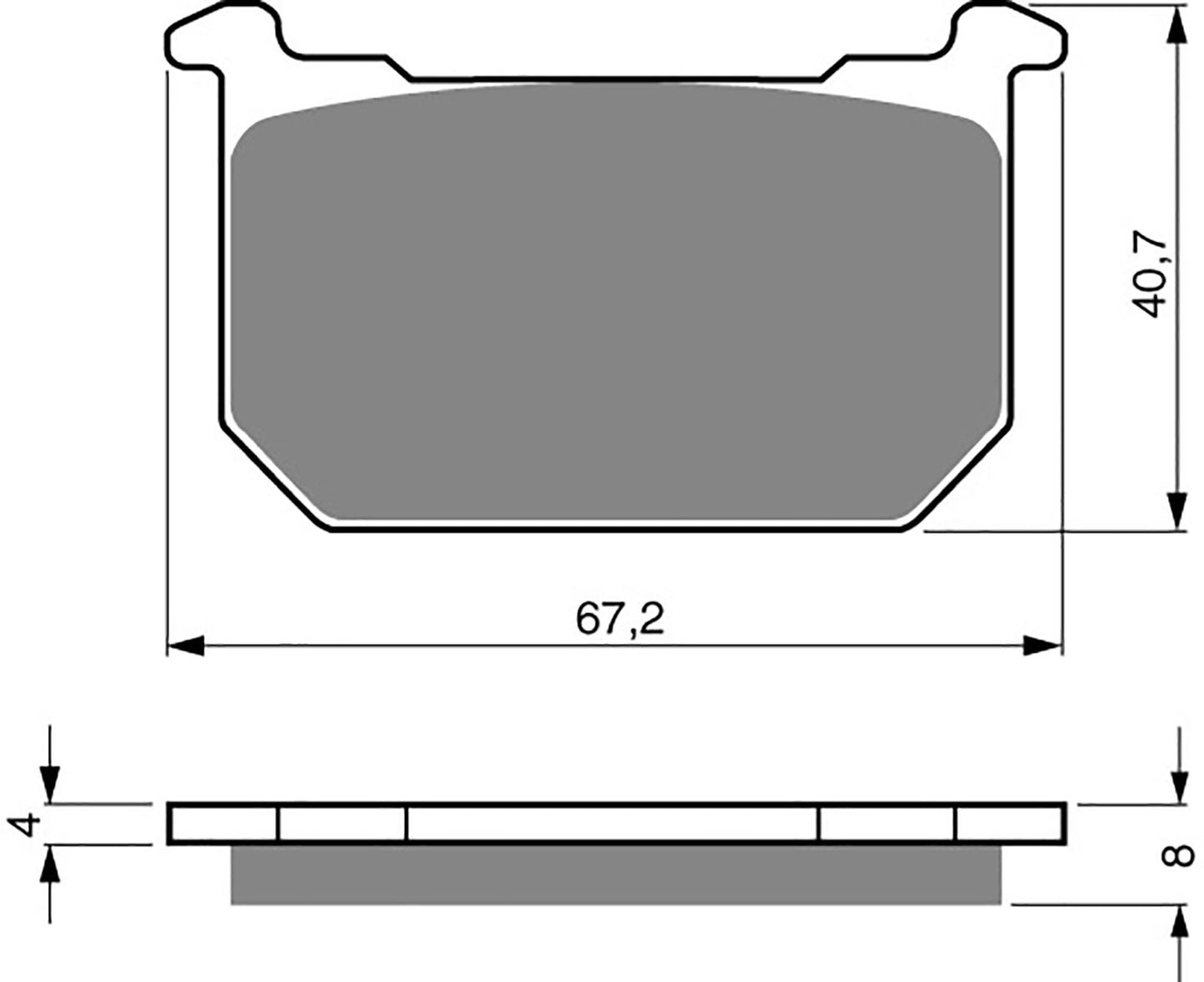 Goldfren Brake Pads AD127, VD420/2, VD421, FA68, FA66, FDB298/R, SBS539, SBS54