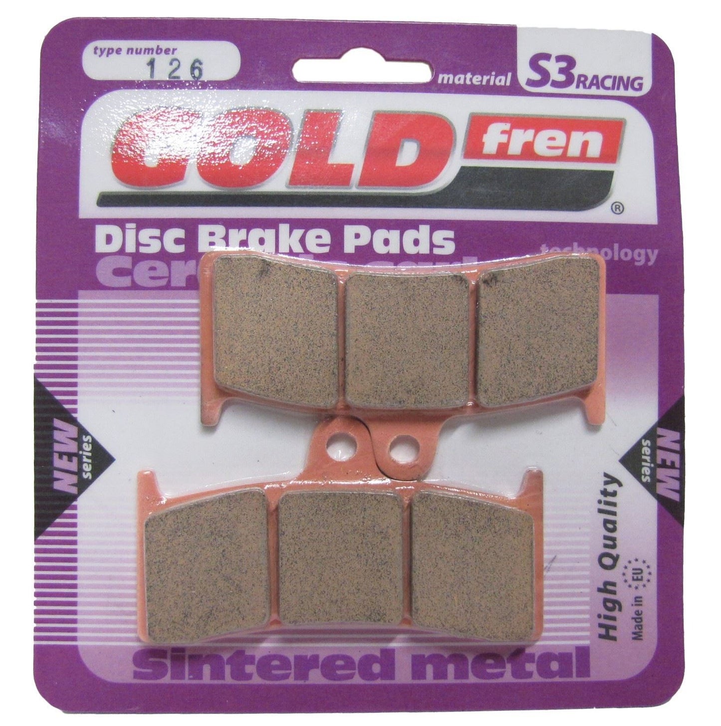 Goldfren Brake Pads S33-126, VD437, FA249, FDB2049, SBS704