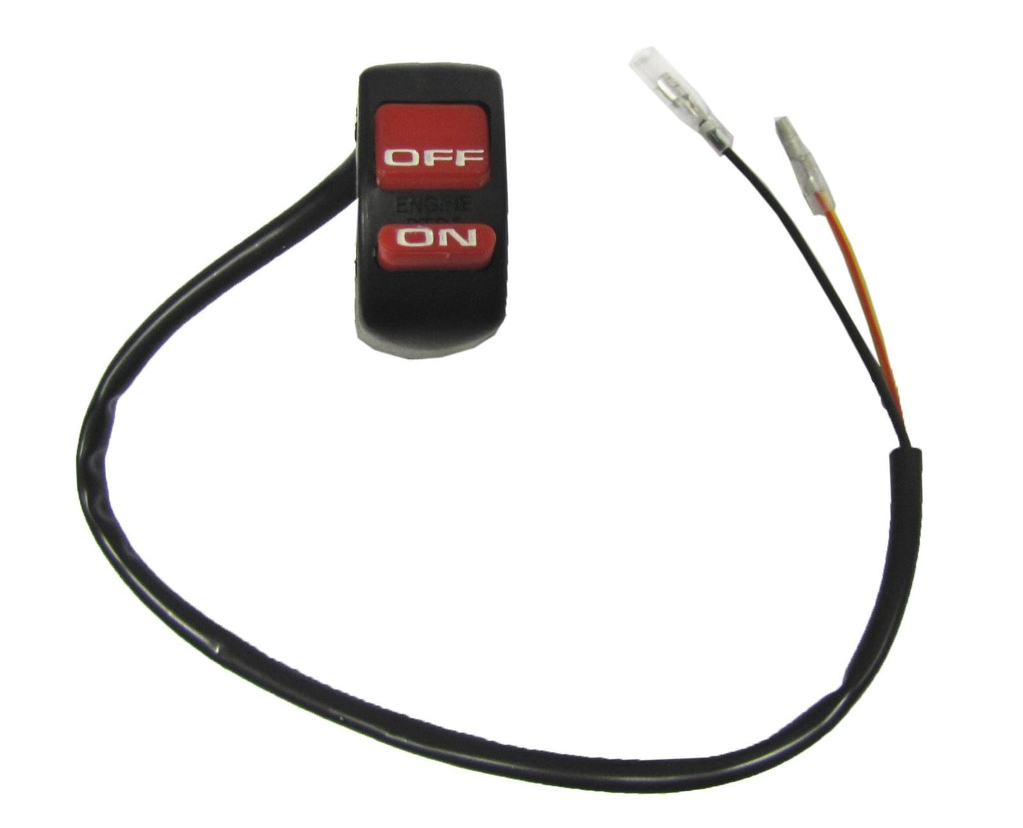 Switch On/Off with Red Button & Clamp Round Bar 60cm Wire (Each)
