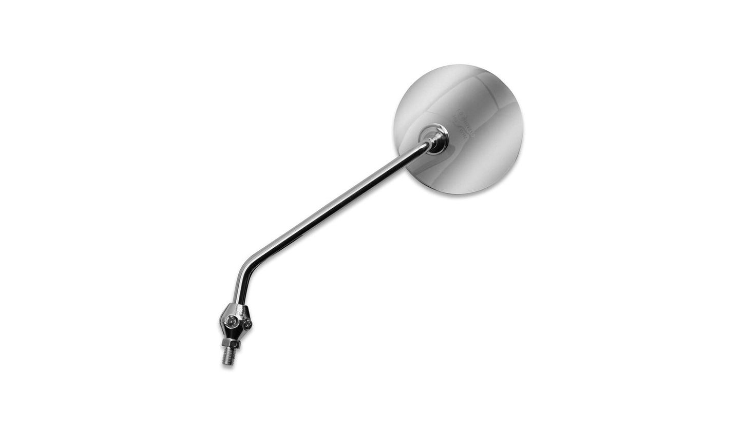 Mirror Left 10mm Chrome Round Early Honda (Knuckle Type)