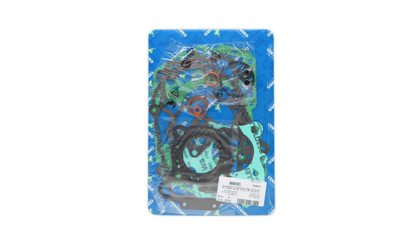 Centauro Full Gasket Set Peugeot 125 Elyseo 99-03, Elystar 03-07, Jetforce 03-07