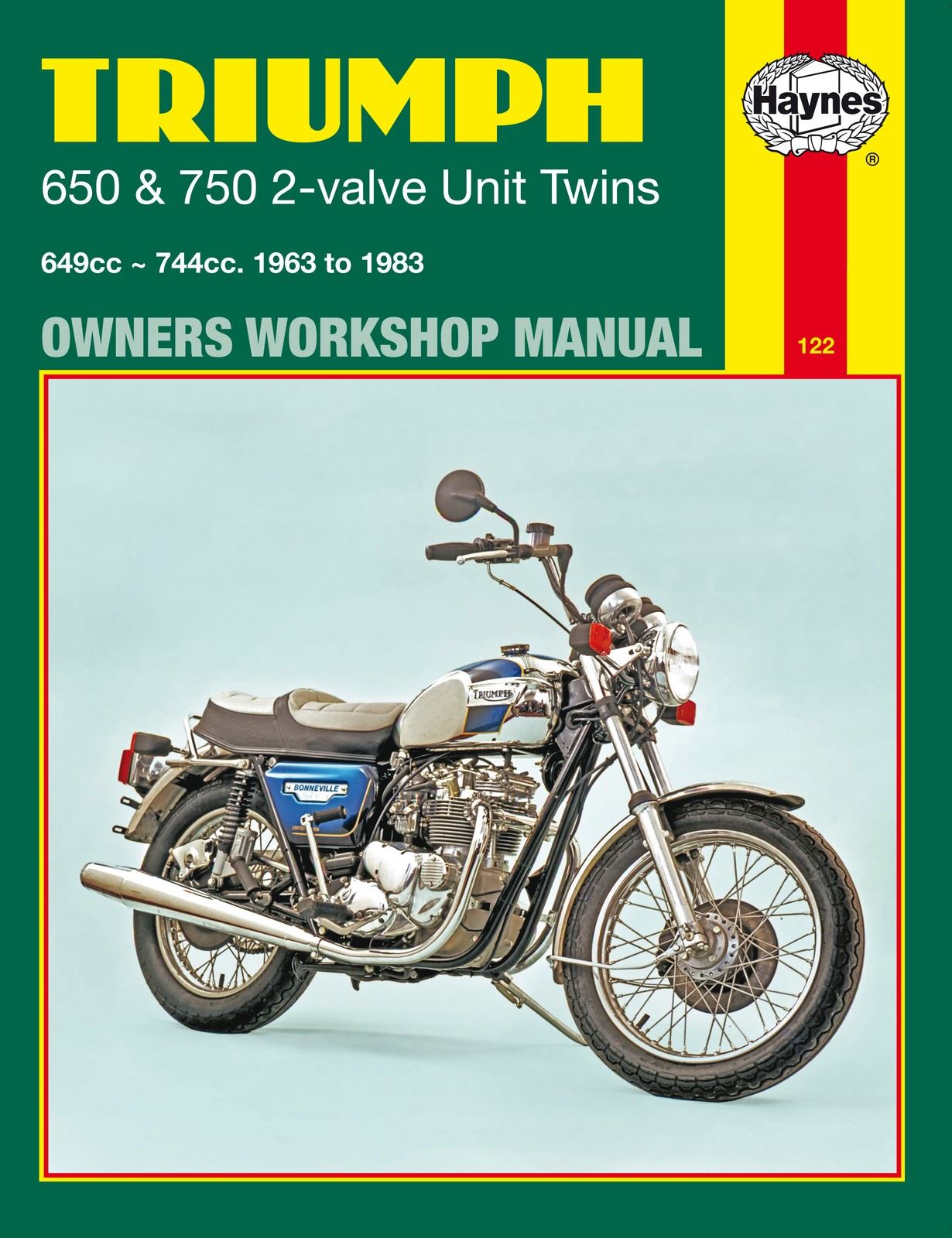 Haynes Manual Triumph 650 & 750 2-Valve Unit Twins 63-83
