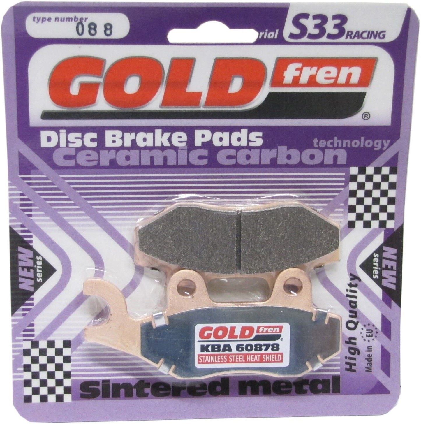 Goldfren Brake Pads S33-088, FA165/2, FA215/2 - can use s33 009
