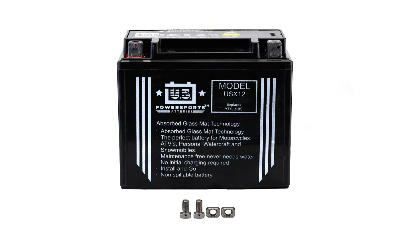 MTX Power Battery XT12 Sealed 12v 12.0AH CCA:155A L:150mm H:130mm W:87mm CTX12-BS, USX12