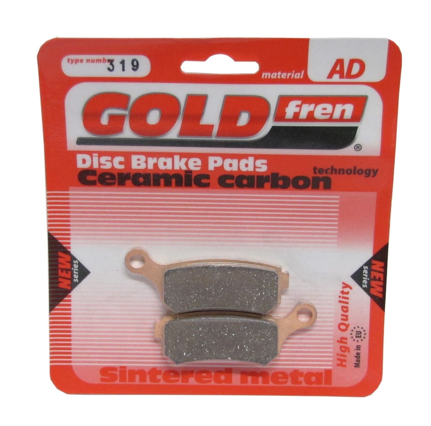 Goldfren AD319 as fitted to Cobra CX65 Front 2013-