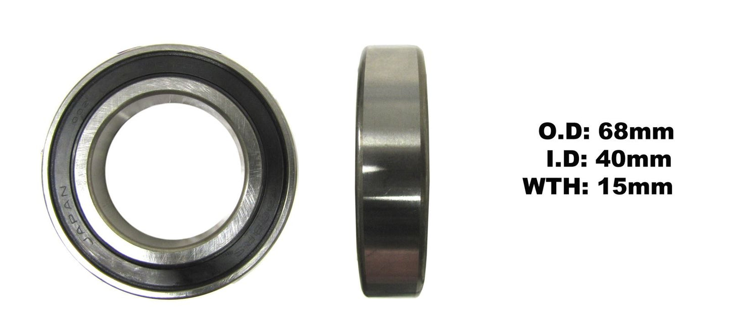 Koyo Bearing 6008-2RS-C3 (ID:40mm x OD:68mm x W:15mm)