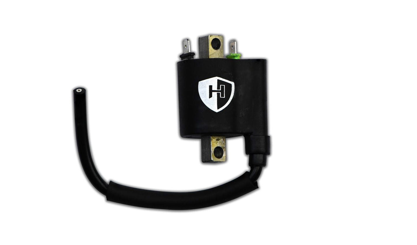 Ignition Coil 12v CDI Single 2 Spades fitted CBF125 2009-2013,CBR125R 2007-2016 (62mm Centres) OE Ref. 30510-KTY-D31