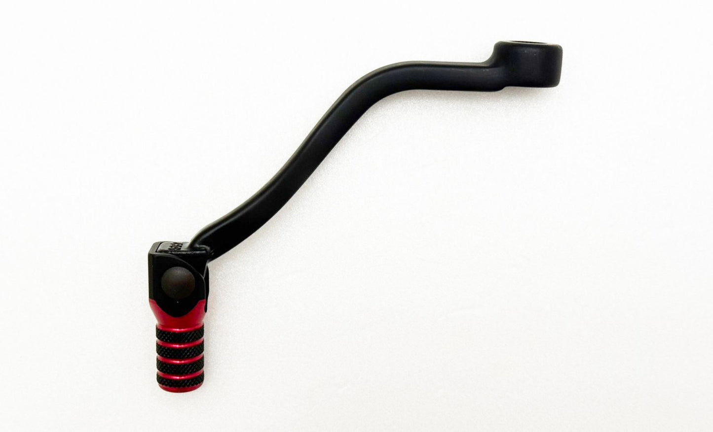 Gear Lever Alloy Black with Red Tip KTM 125 SX 23-25, 250 SX 23-25, 300 SX 23-24, 250 EXC 24, Husqvarna TC125 23-25, TC250 23-25, TE250 24, Gas Gas MC125 24-25, MC250 25, EX250 24-25