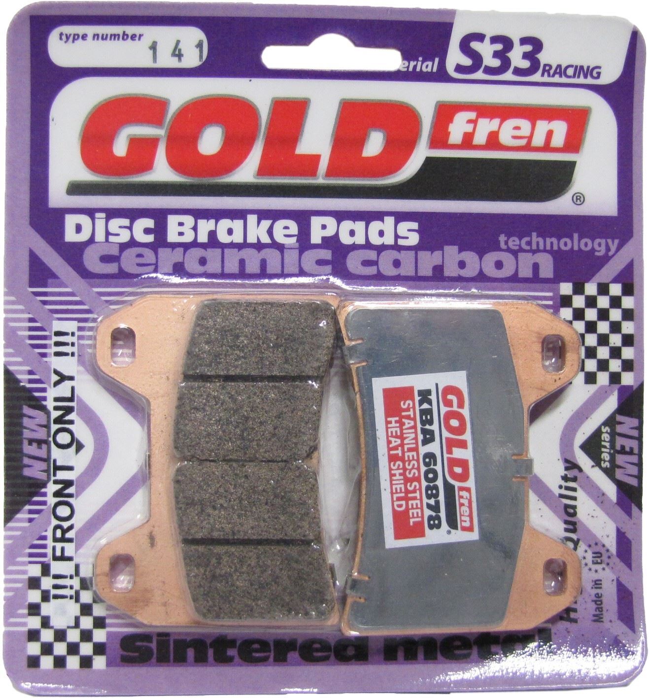 Goldfren Brake Pads S33-141, VD262, FA244, FDB2042, SBS706, SBS727