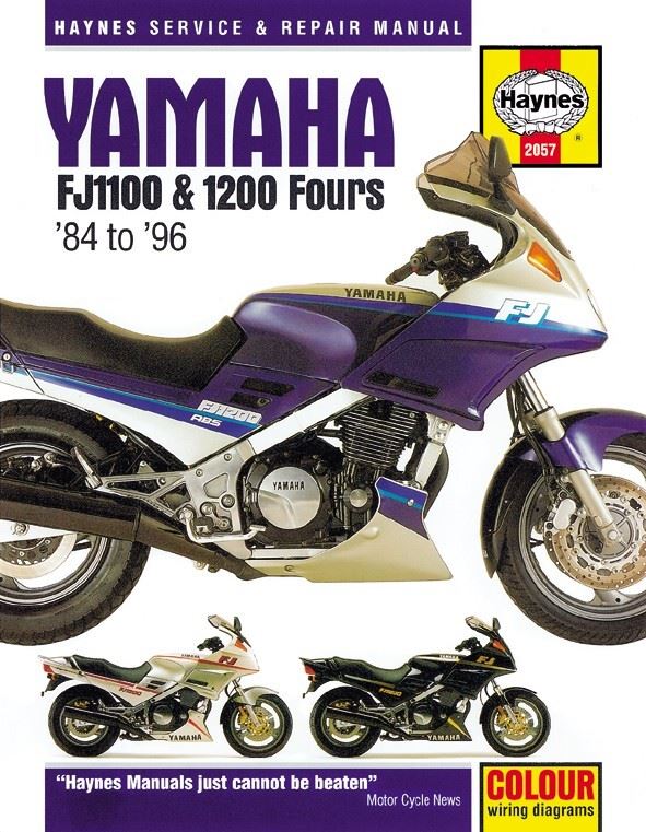 LAST ONE REMOVE Haynes Manual Yamaha FJ1100 84-85, FJ1200 84-96