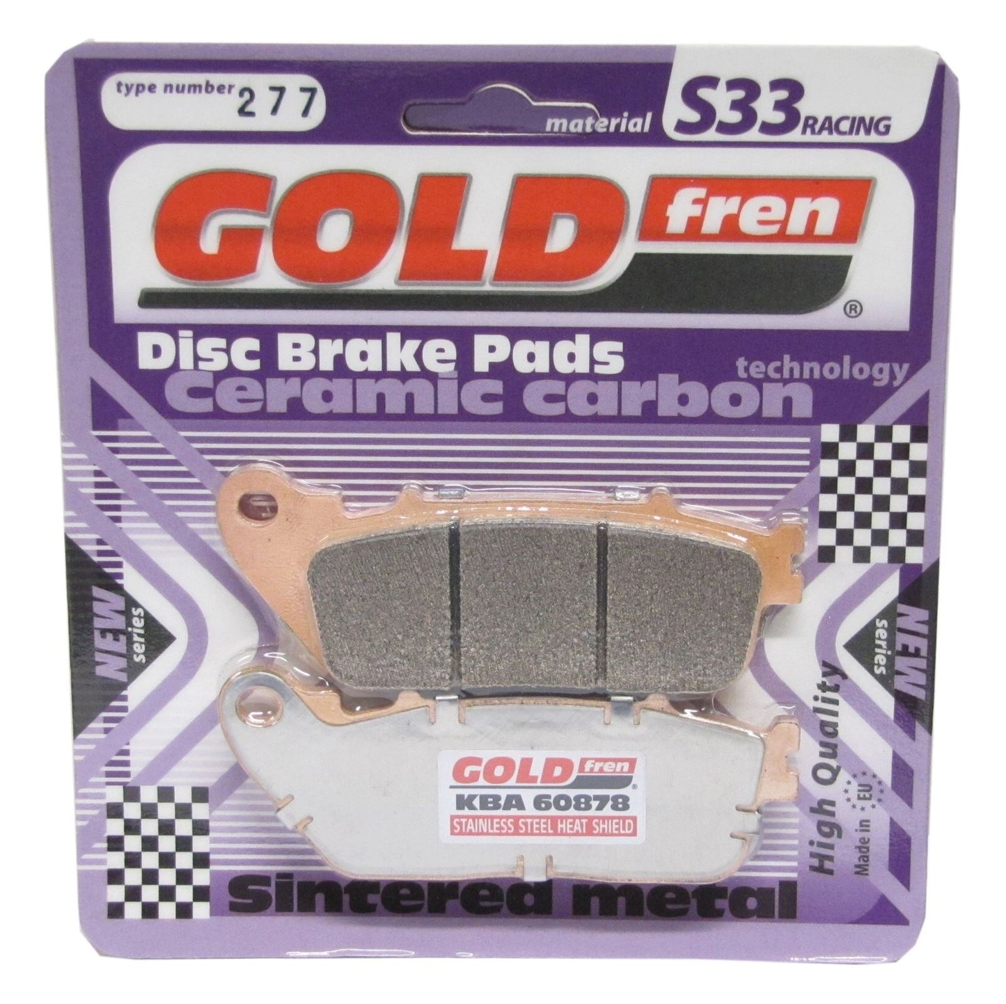 Goldfren Brake Pads S33-277, FA488, VD178, SBS862