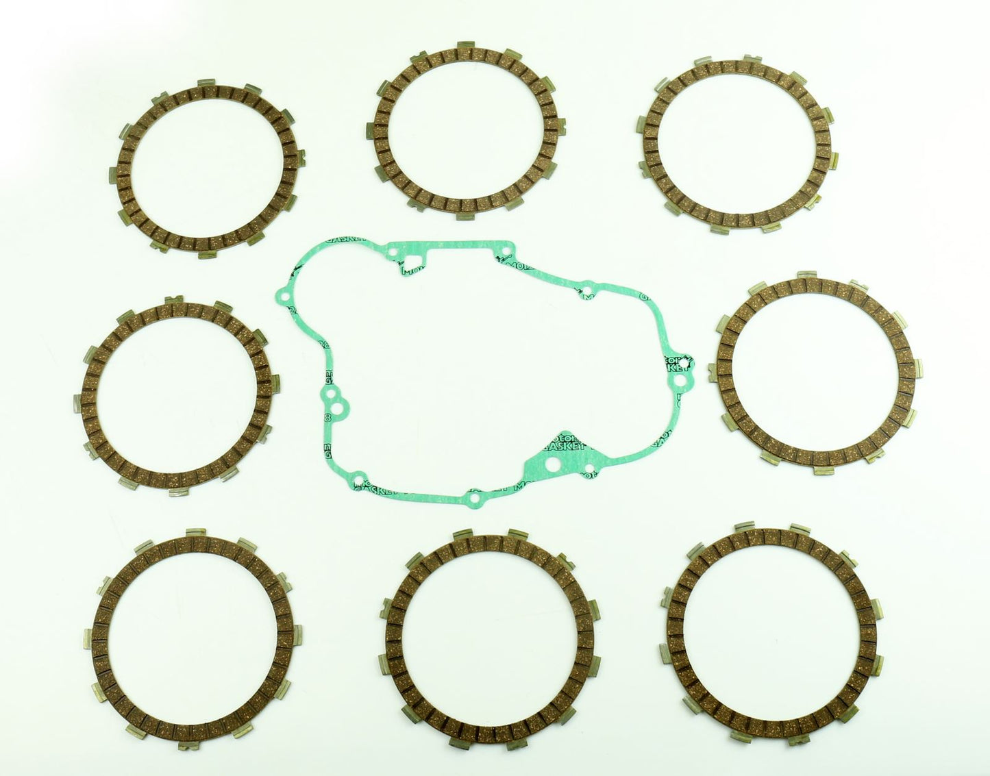 Athena Clutch Friction Plate & Cover Gasket Kit Kawasaki KX500 88-04