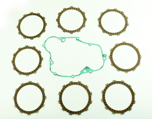 Athena Clutch Friction Plate & Cover Gasket Kit Kawasaki KX500 88-04