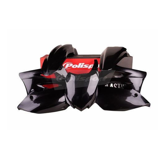 POLISPORT PLASTIC KIT  KAWASAKI KX450F 2013-2015, BLACK