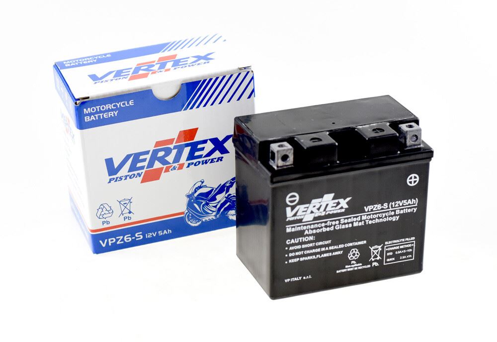 Vertex VPZ6-S Battery (L:113 mm x W:70 mm x H:105 mm) 80 A