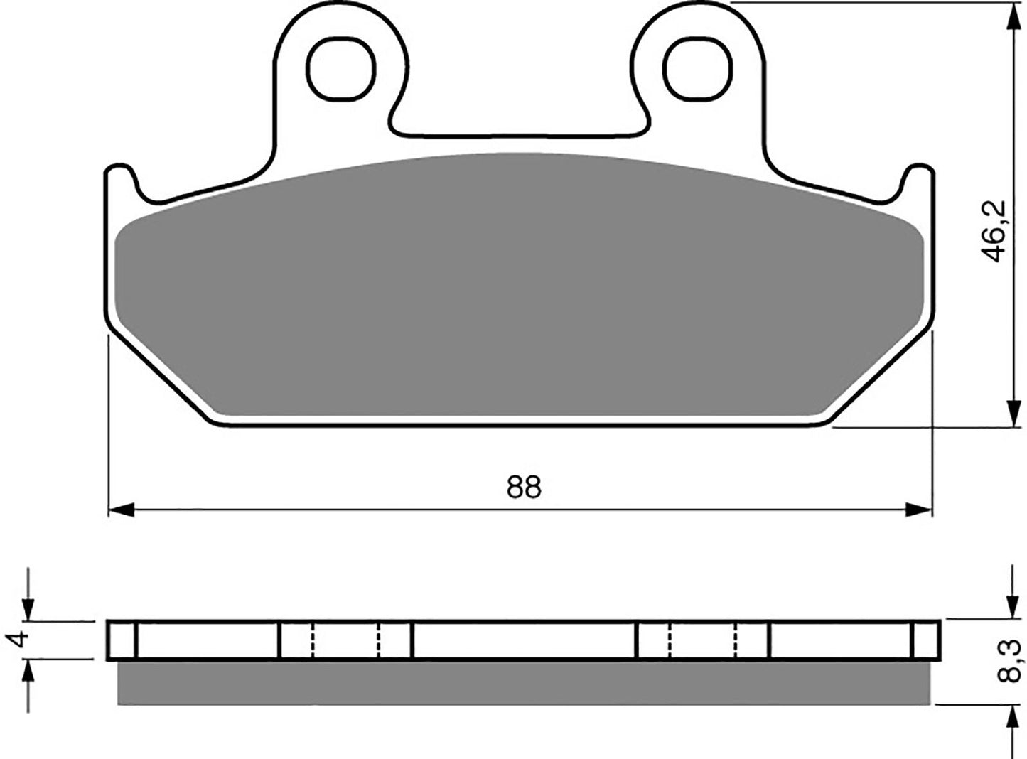 Goldfren Brake Pads AD051, VD143, FA124, FDB452/R, SBS600