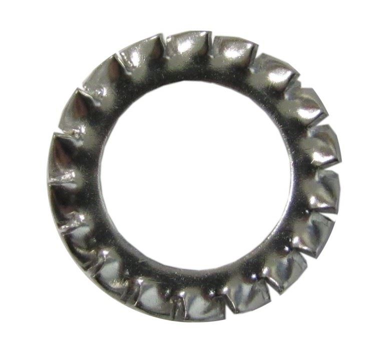 Washers Crinkle Locking Stainless Steel M8 x 15mm OD x 0.8mm Thick