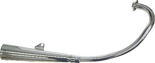Exhaust Suzuki GS125 Chrome 82-99