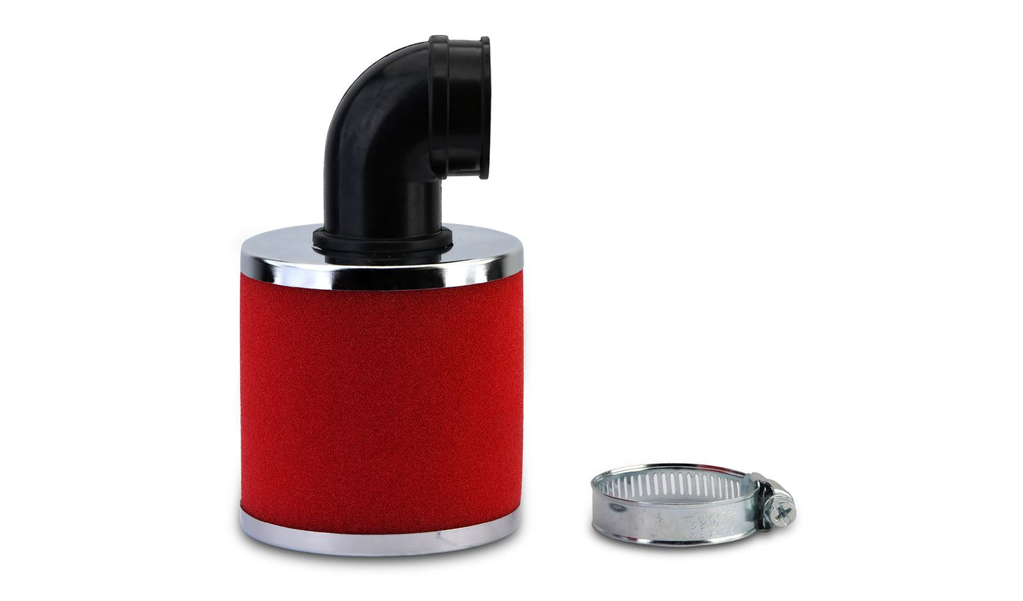 Athena Power Air Filter Foam 35mm 90' Bend Red