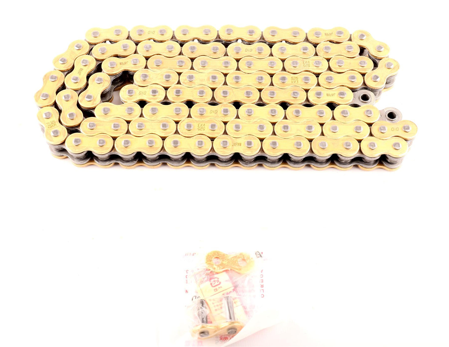 Chain DID 525VXGB-114 X-Ring(Gold)