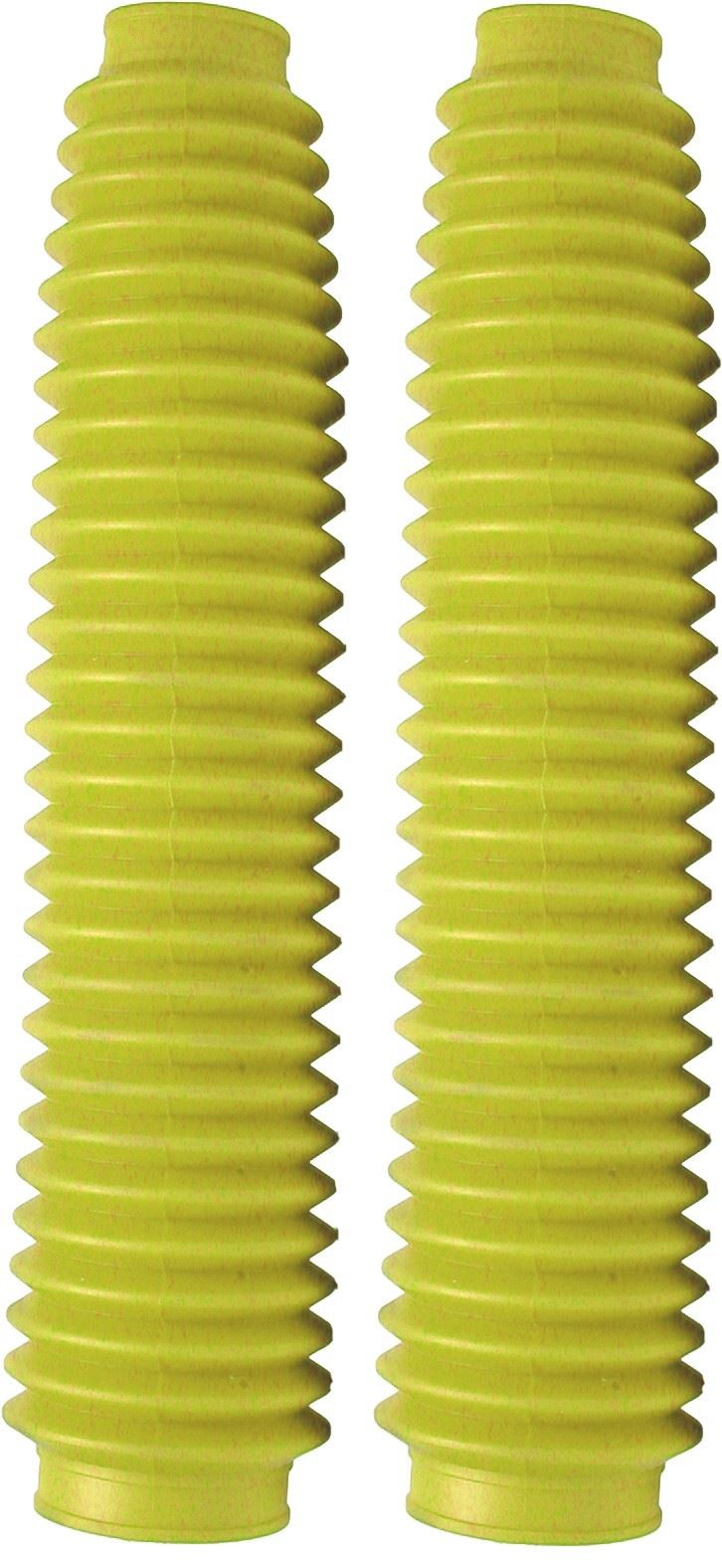 Fork Gaitors Large Yellow 350mm Long Top 40mm Bottom 60mm (Pair)