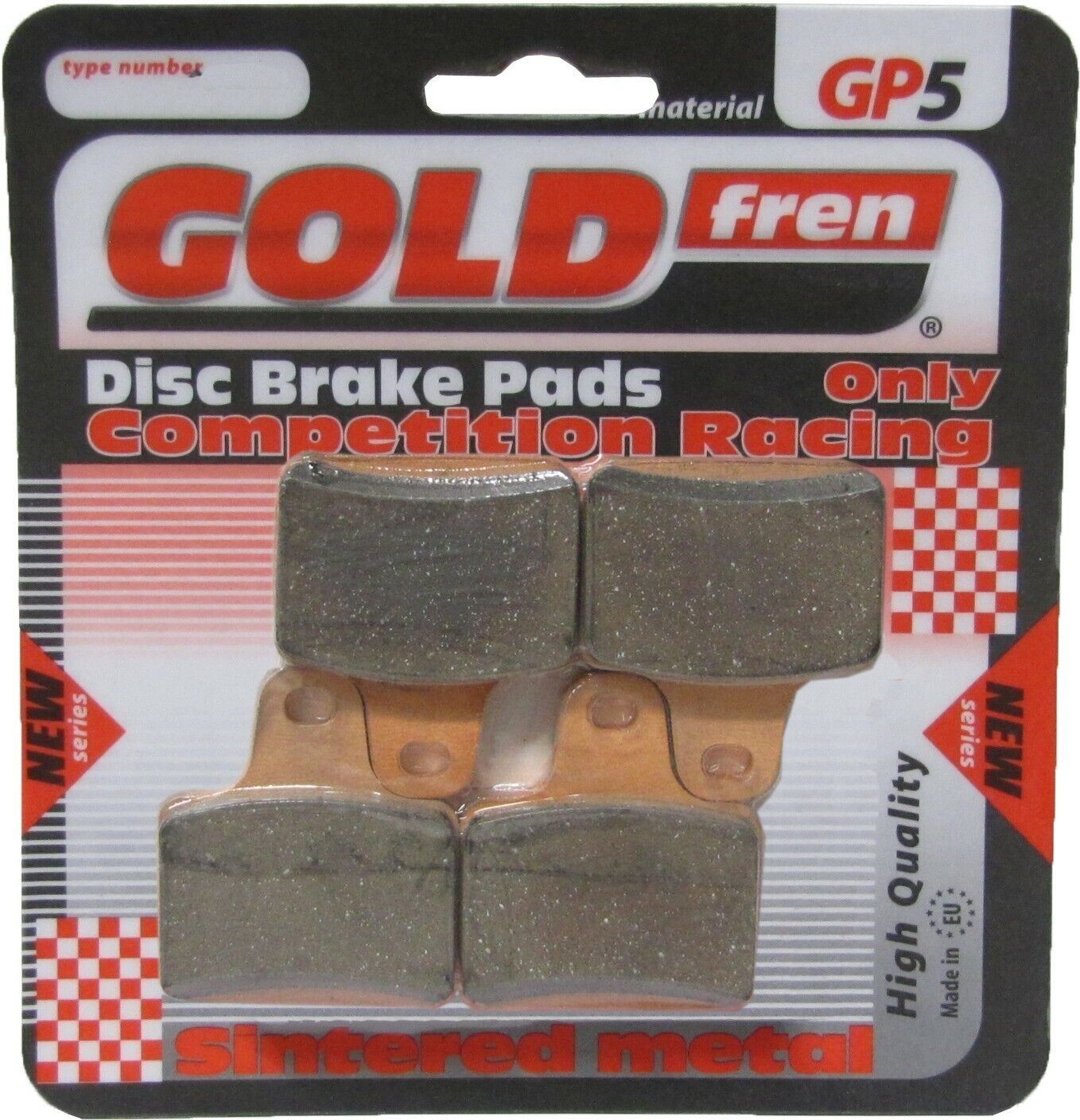 Goldfren GP5-239, FA435 Brembo 4 Pad Radial Monoblock
