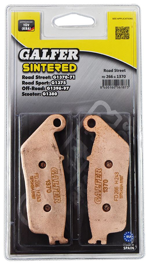 Galfer Brake Pad FD266,AD022,VD156,FA142,FA226,FDB521,SBS627