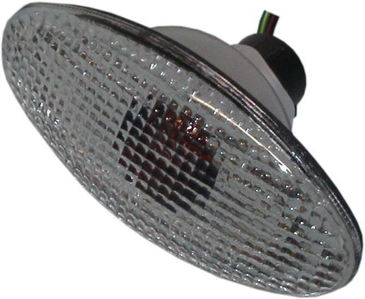 Complete Indicator For Cateye Large with Clear Lens & Amber Bulb (Pair)