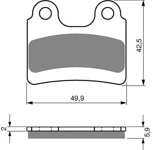 Goldfren Brake Pads K1-198
