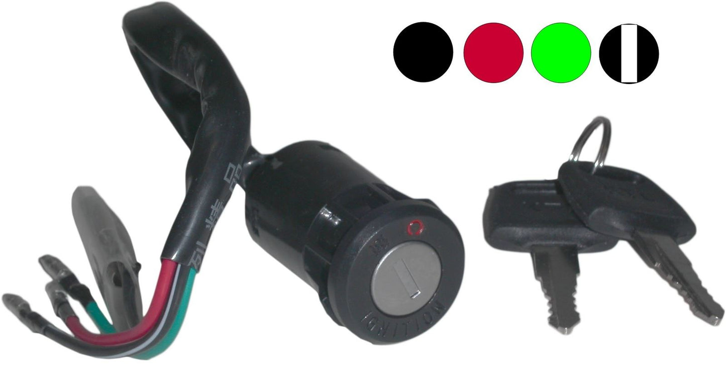 Ignition Switch Honda MT50, CG125E, H100 80-94 (4 Wires)