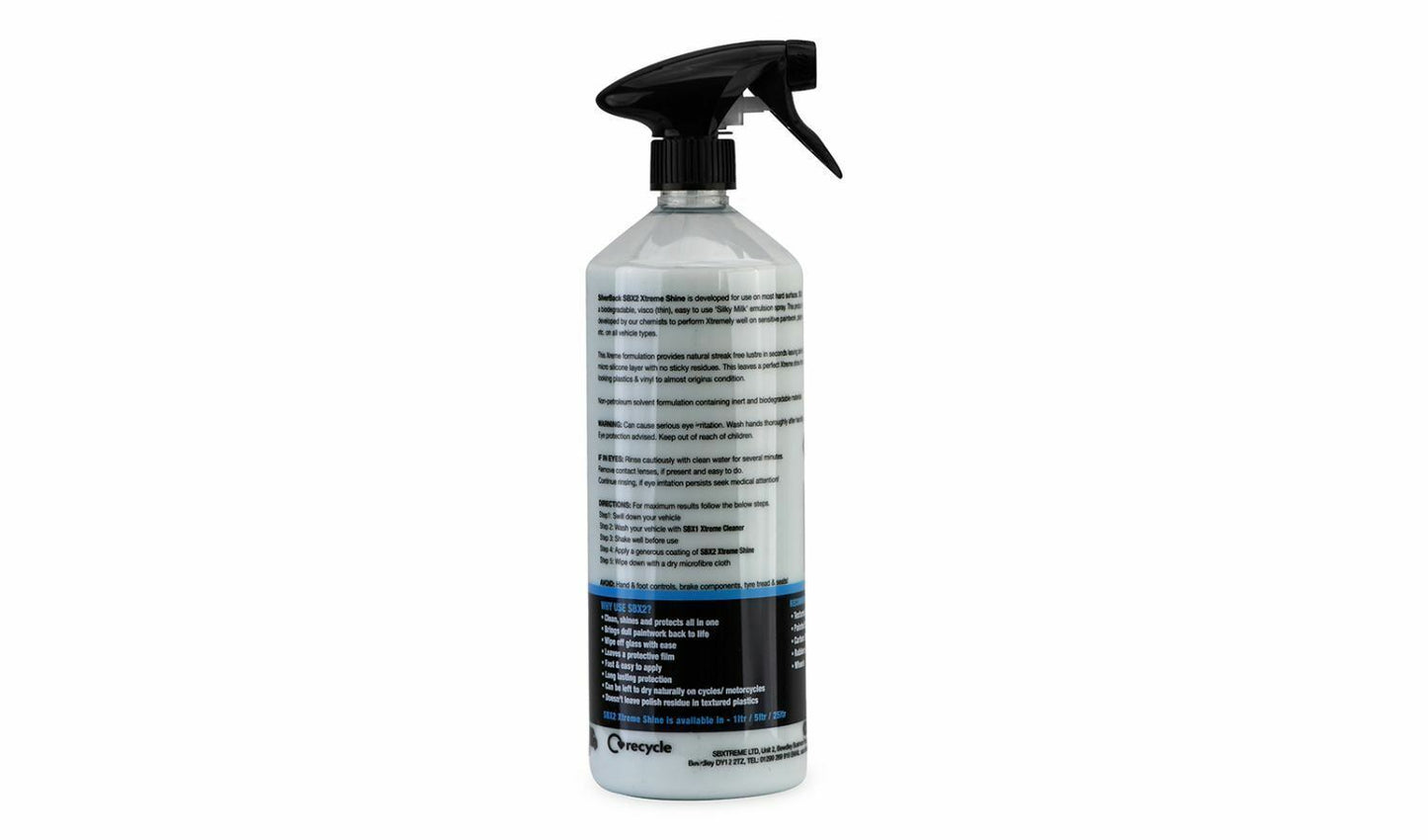 Silverback SBX2 Silky Milk Silicone Bike Shine 1 Litre