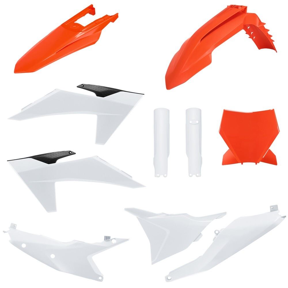 POLISPORT PLASTIC KIT + FORK GUARDS KTM SX/SX-F 2023-2024, OEM 2024