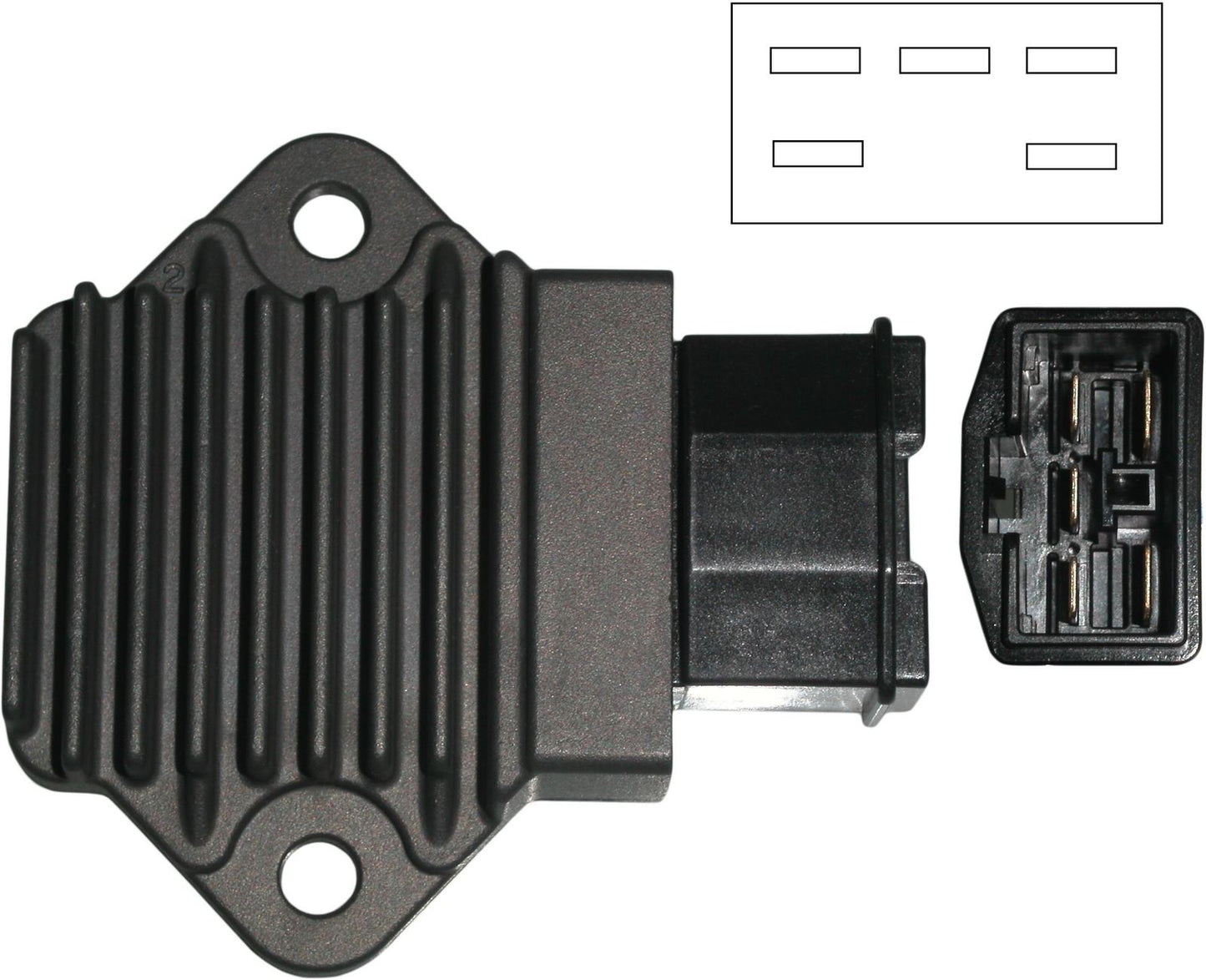 TourMax Regulator/Rectifier Honda CB250 92-01, NT650V, VT125, XL1000V SH693-11 OE Ref: 31600-KBR-010
