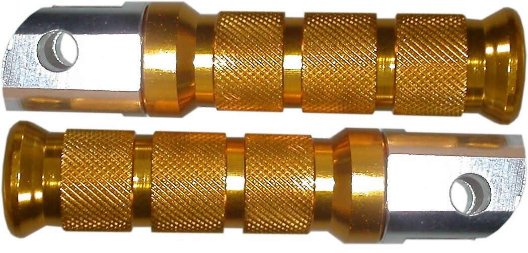 Footrests Anodised Honda Gold (Pair)