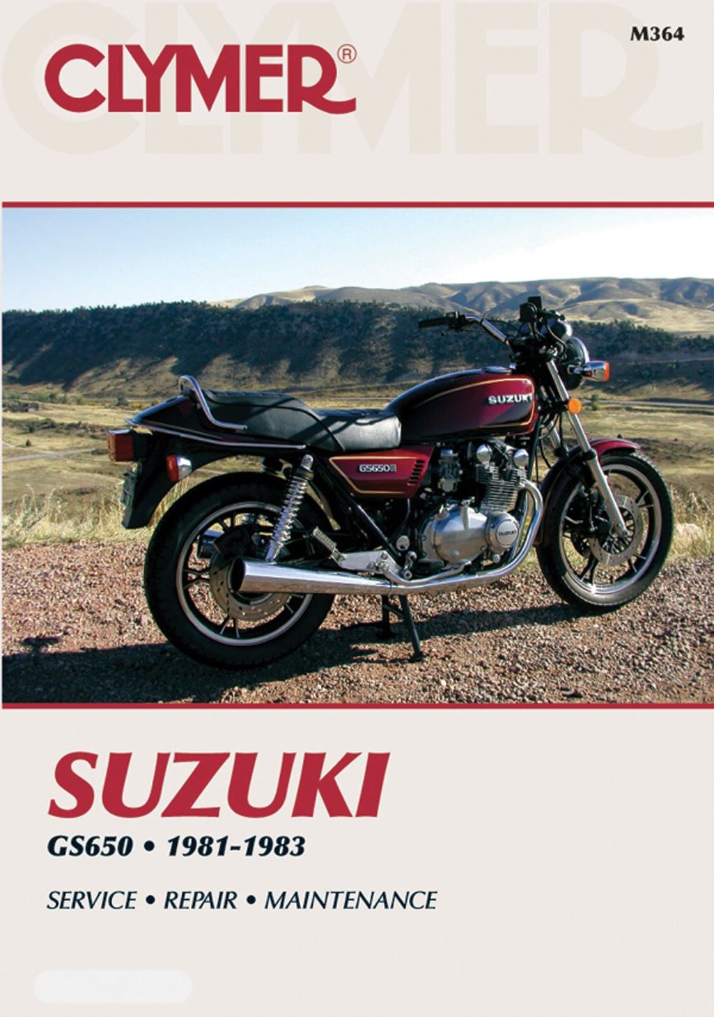 Clymer Repair Manual For Suzuki GS 650 GTX 1981