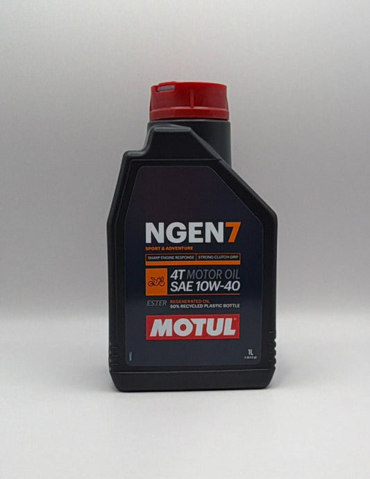 Motul NGEN 7 10w40 4T Next Generation High Performance Sustainable Ester Base Synthetic Blend (Upto 50% High Grade Regenerated Oils) API SP, JASO MA2 (2023) (12)