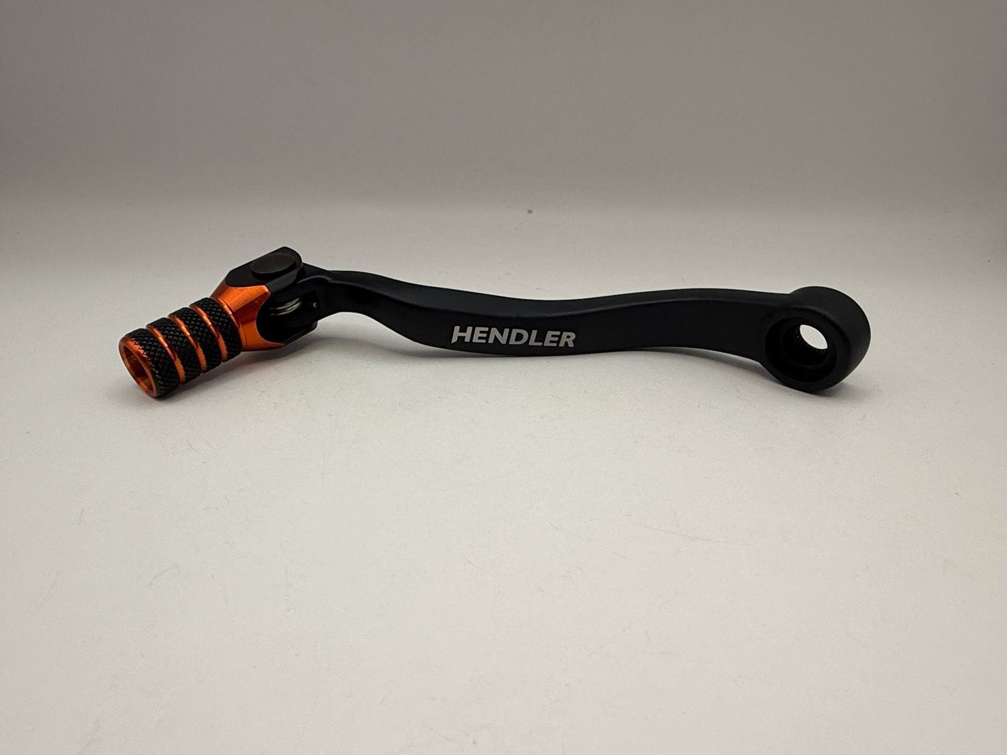 Gear Lever Alloy Black with Orange Tip KTM 250 EXC-F 17-20, 350 SXC-F 17-20, 250 SX-F 16-20, 350 SX-F 16-20, Husqvarna FC250 16-20, FC350 16-20, FE250 17-20, FE350 17-20