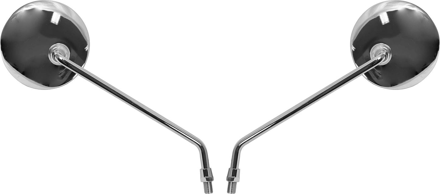 Mirrors 10mm Stainless Round Left & Right