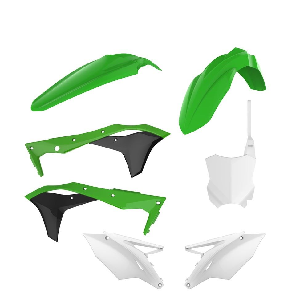 POLISPORT PLASTIC KIT KAWASAKI KX250F 2017-2020, OEM 17-18
