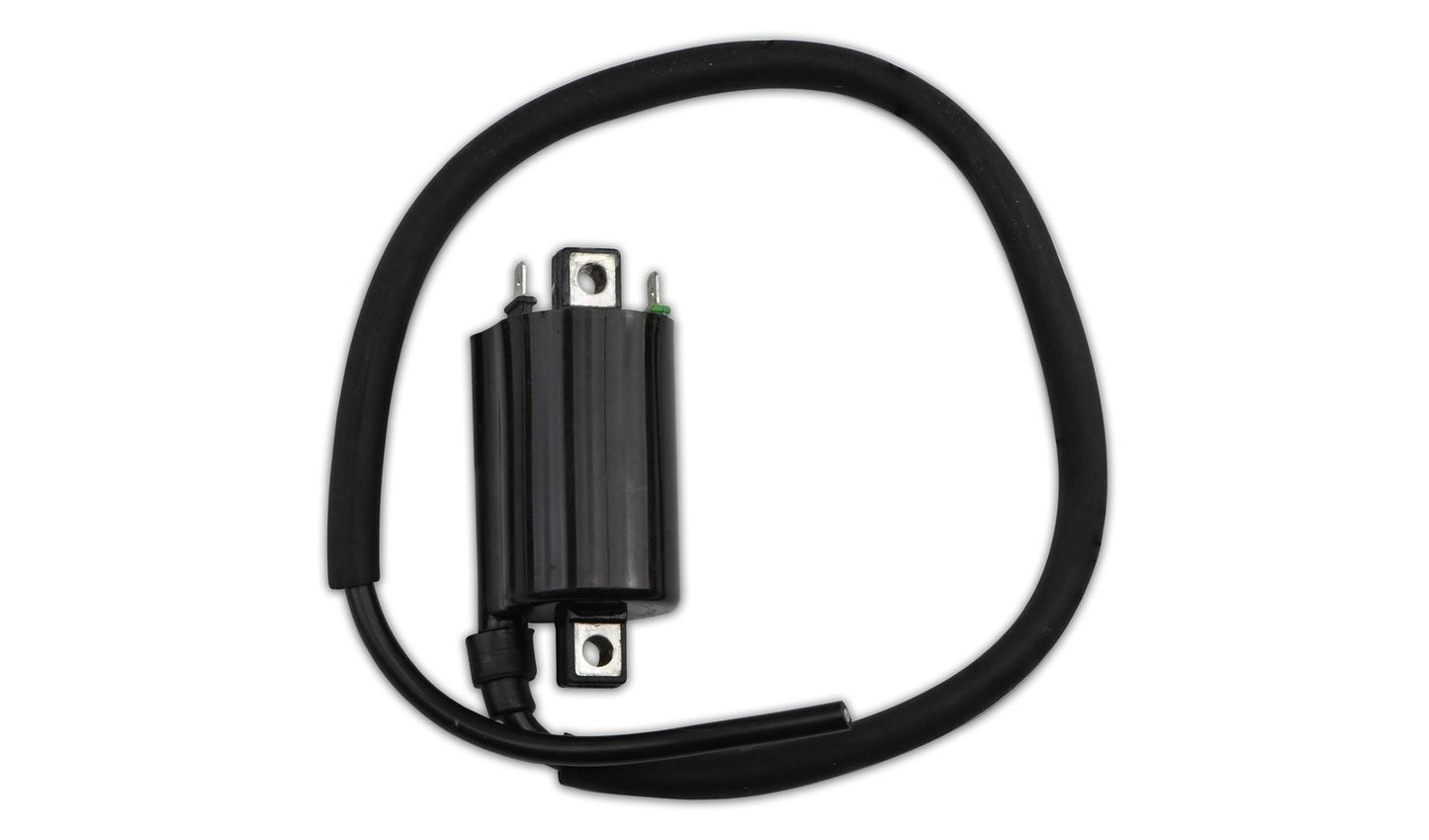 Ignition Coil 12v CDI Single Lead 2 Terminal Late Kawasaki (22" lead length)